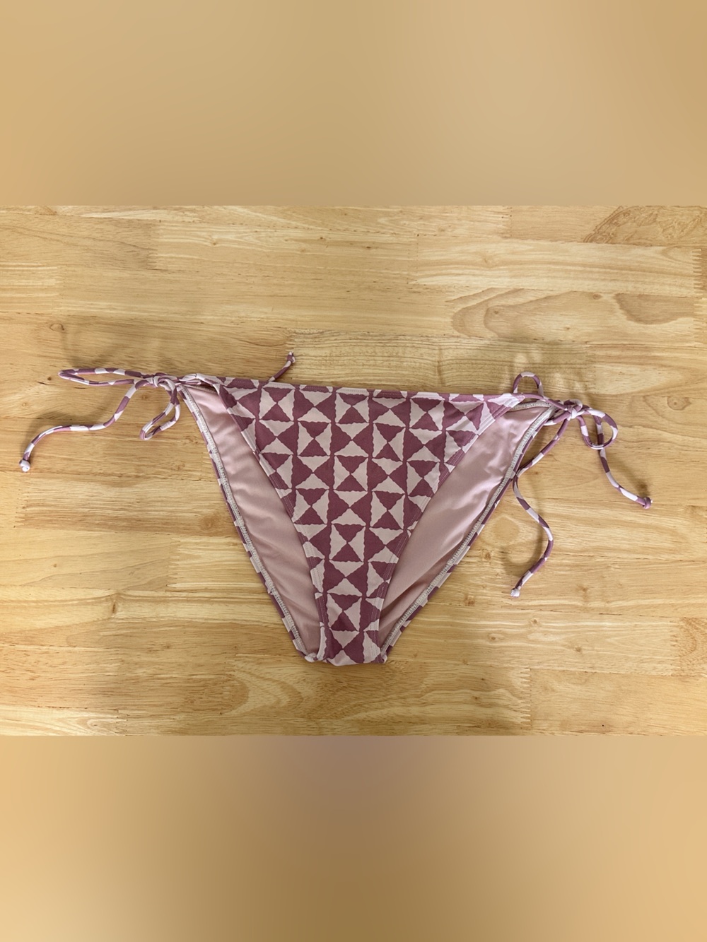 O'Neill Blush Pink Swim bottoms with Subtle Mauve Print